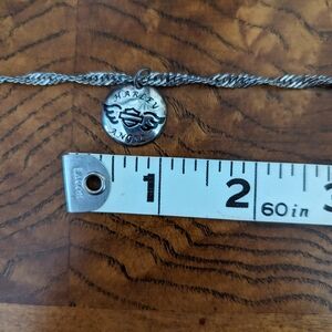 Sterling Silver Harley Davidson Necklace